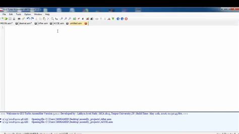 Assembly Programming Language : Build & Run your first Program.